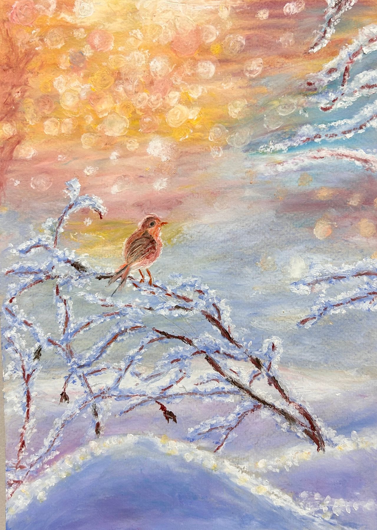 Still and Snowy Countryside — class photo
