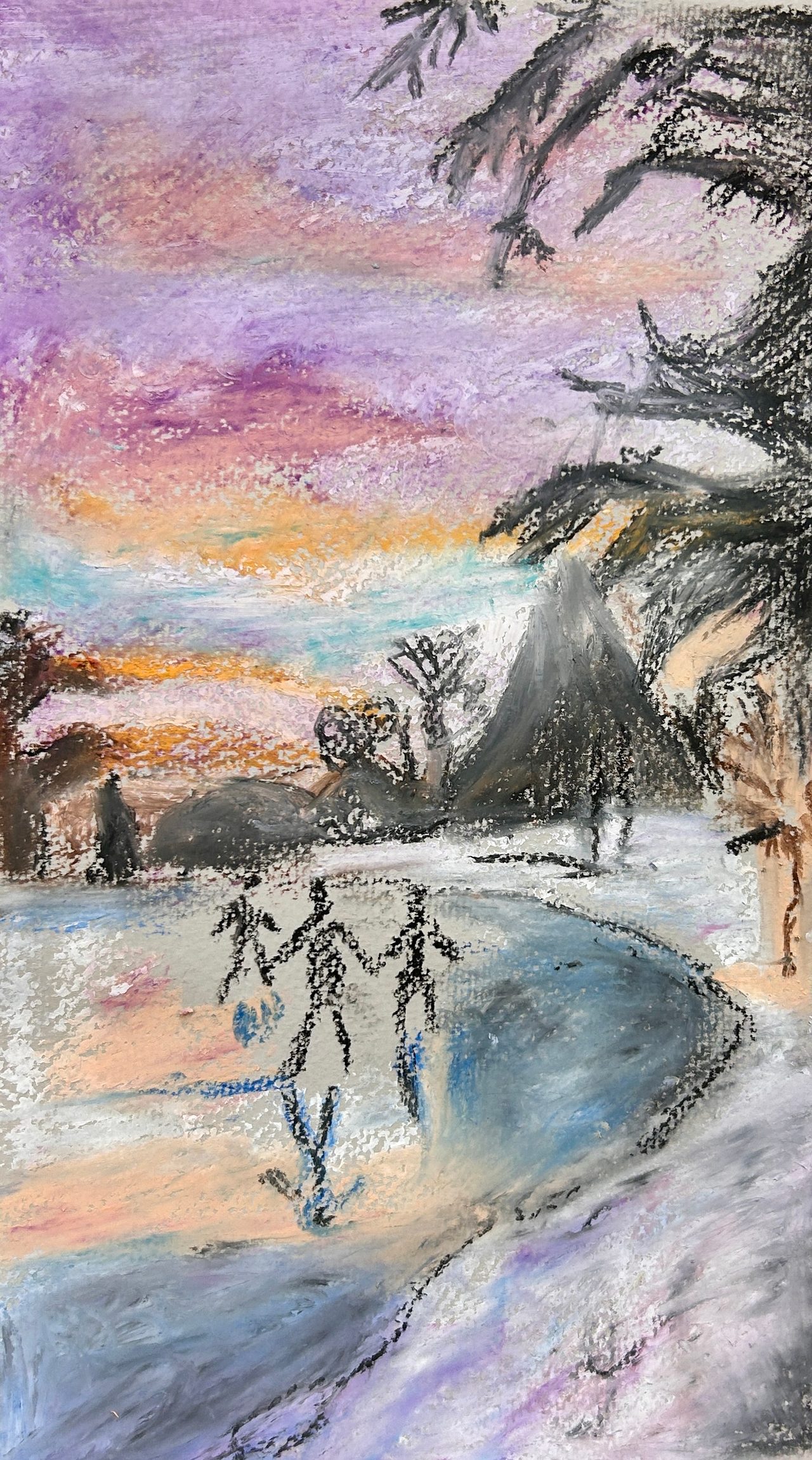 Still and Snowy Countryside — class photo