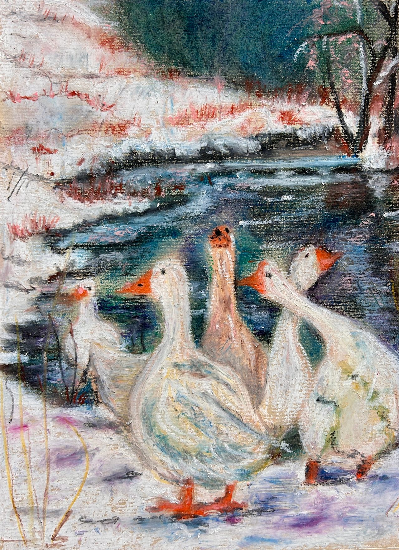 Still and Snowy Countryside — class photo