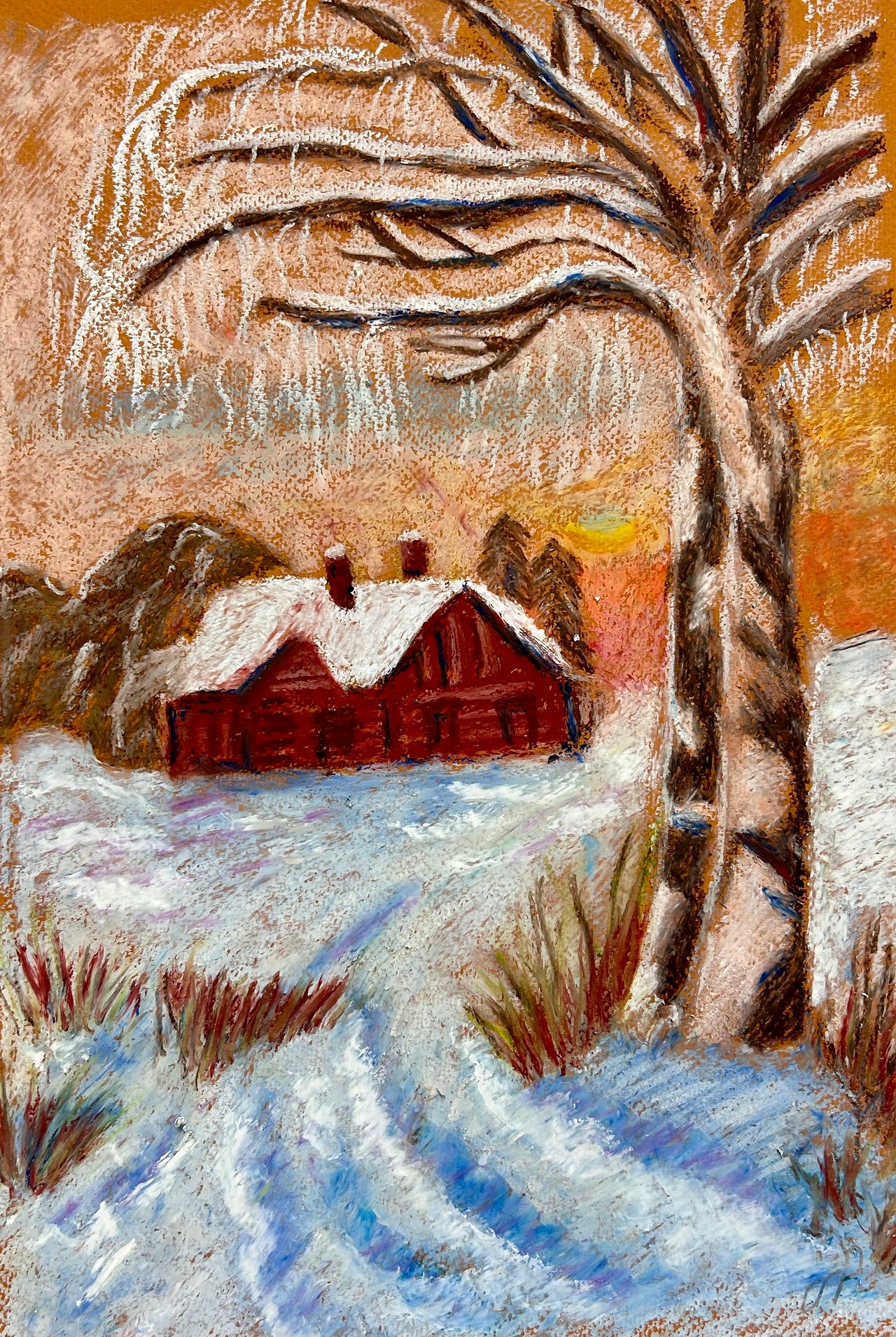 Still and Snowy Countryside — class photo