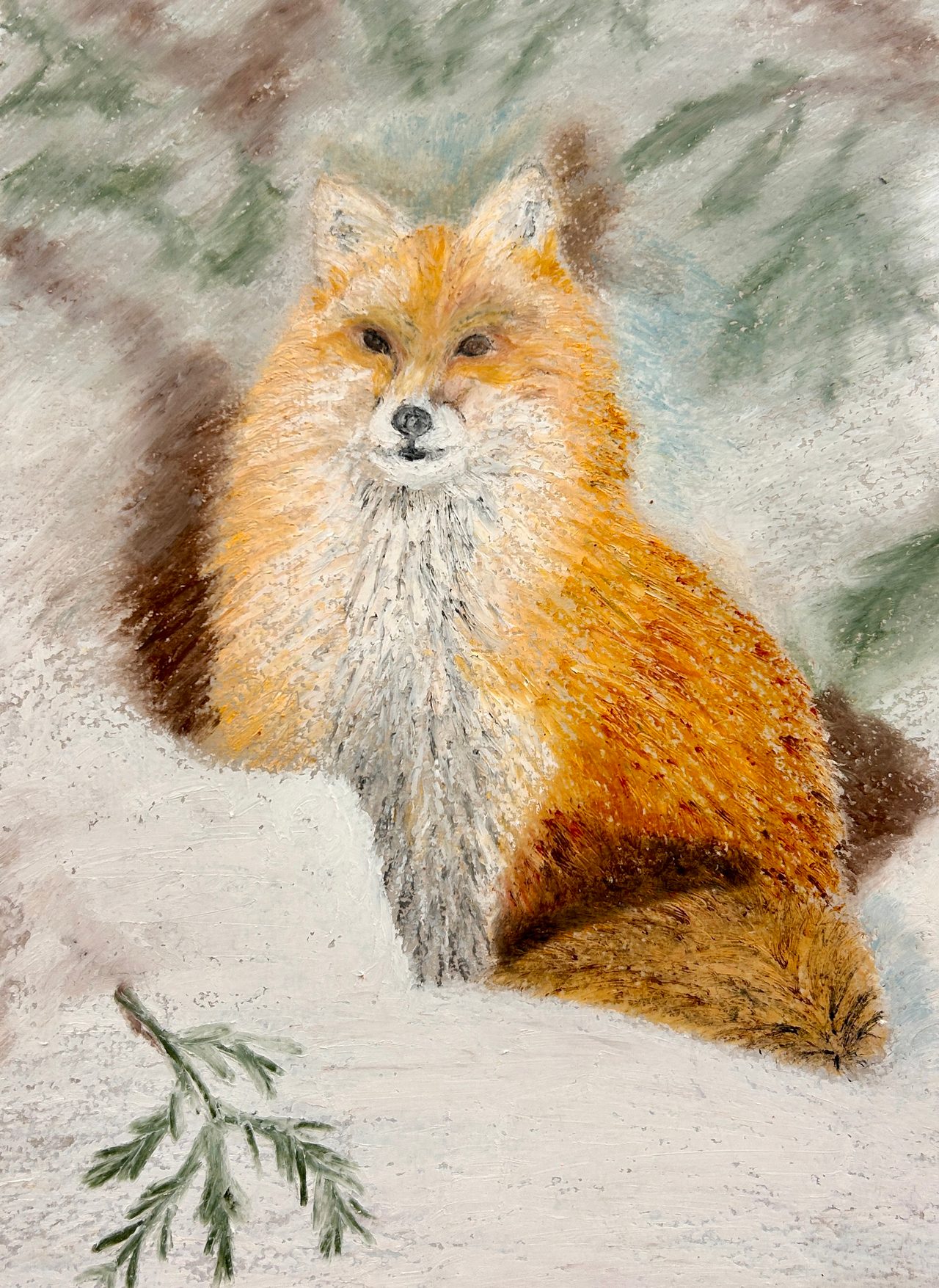 Still and Snowy Countryside — class photo