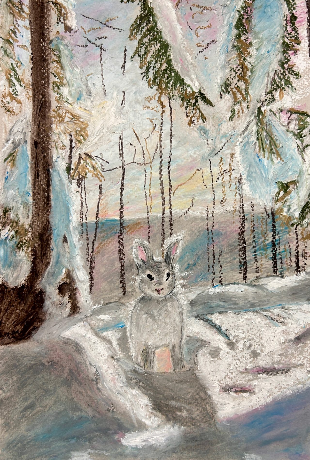 Still and Snowy Countryside — class photo