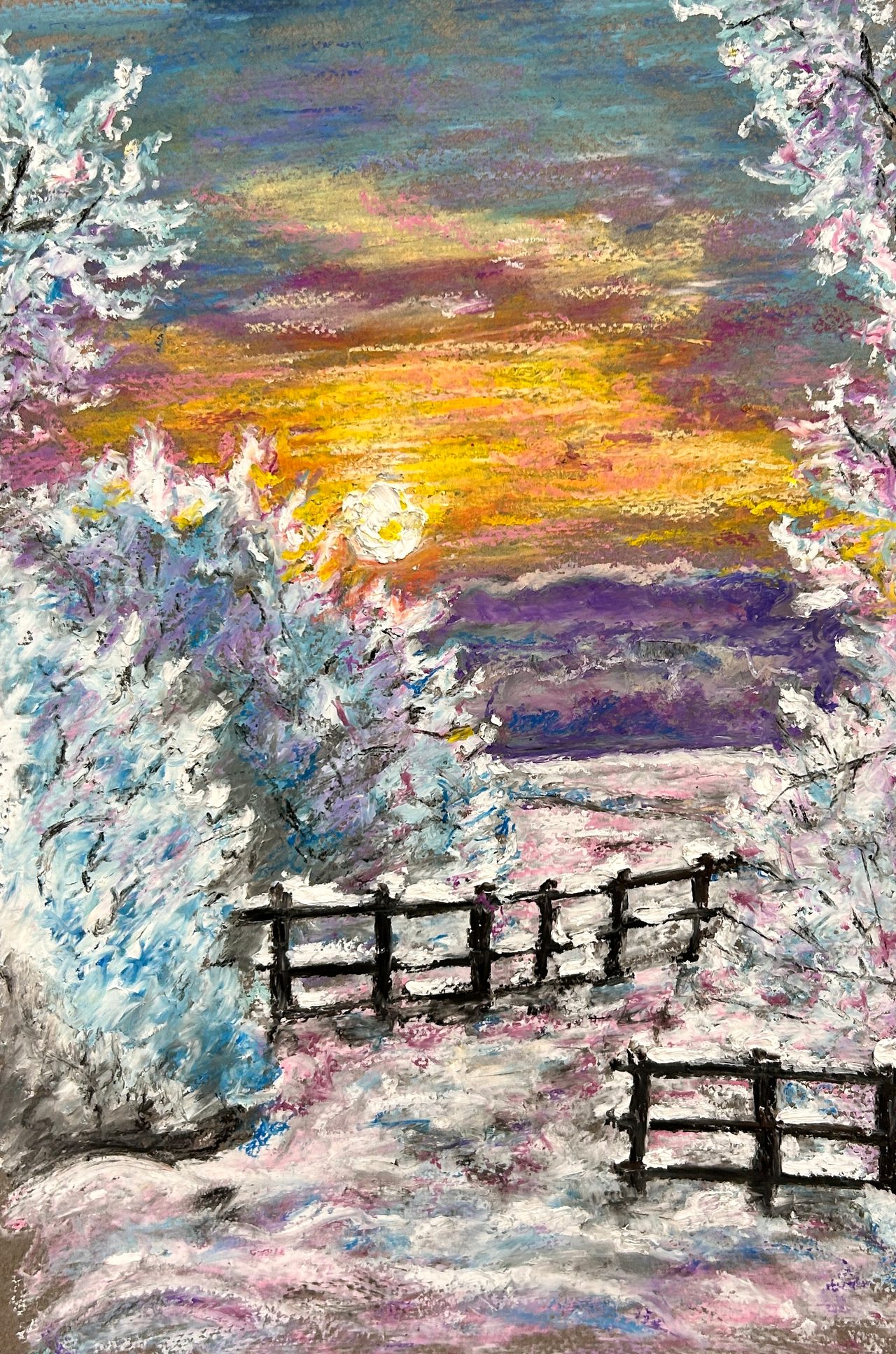 Still and Snowy Countryside — class photo