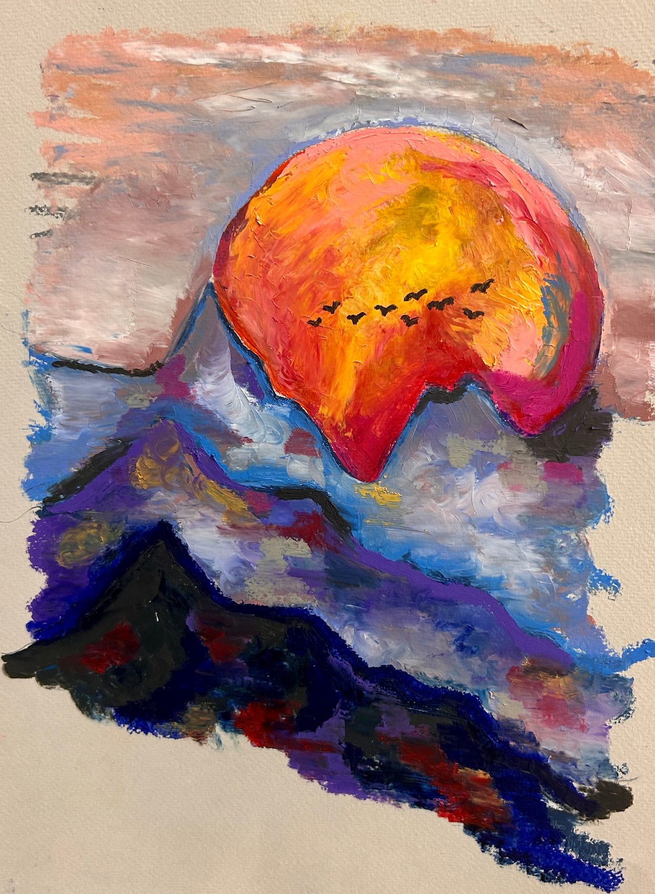 Night Glow — class photo