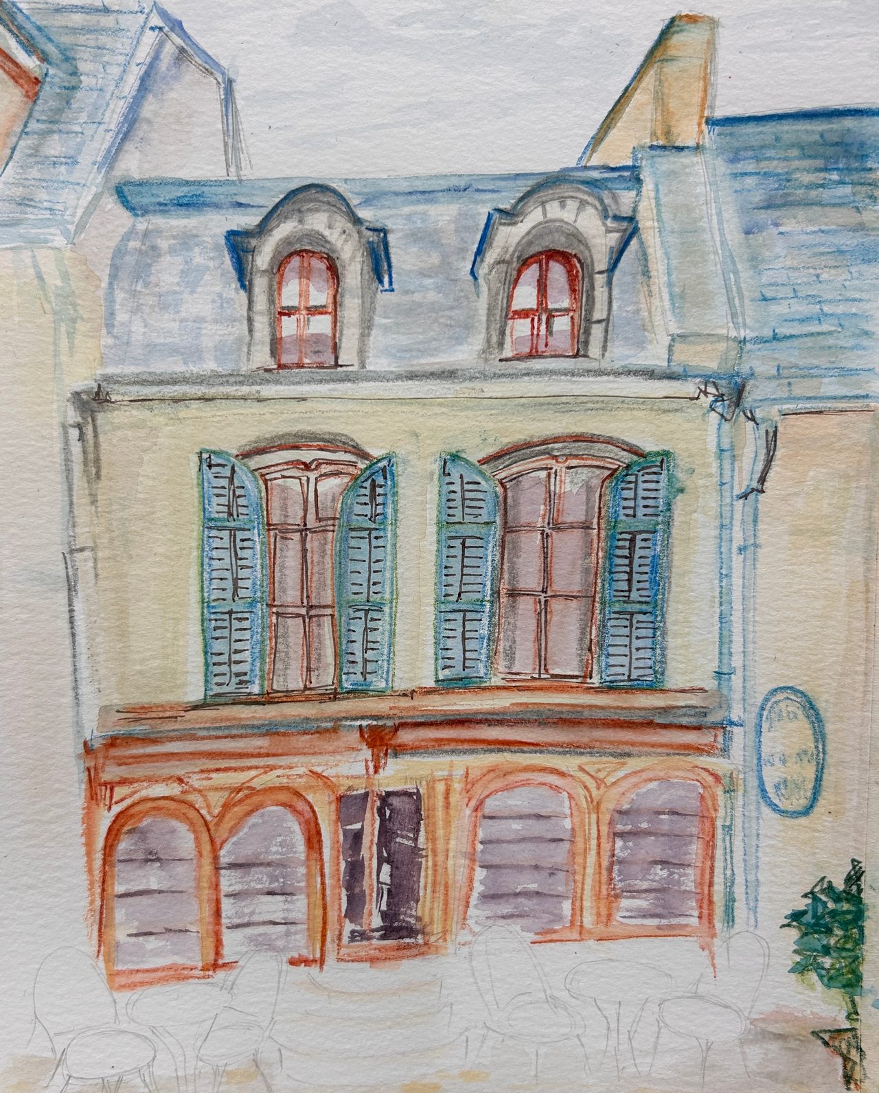 Urban Sketches — class photo